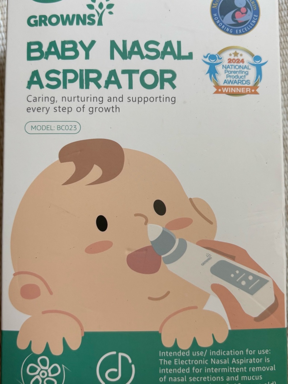 GROWNS Baby Nasal Aspirator
